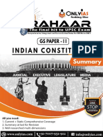 OnlyIAS - PRAHAAR - Summary of Indian Constitution (GS 2)