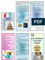 Leaflet Gizi Ibu Hamil