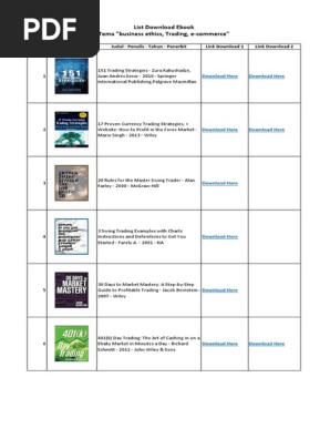 Download Free 1000 eBook Business Ethics, Trading, E-commerce