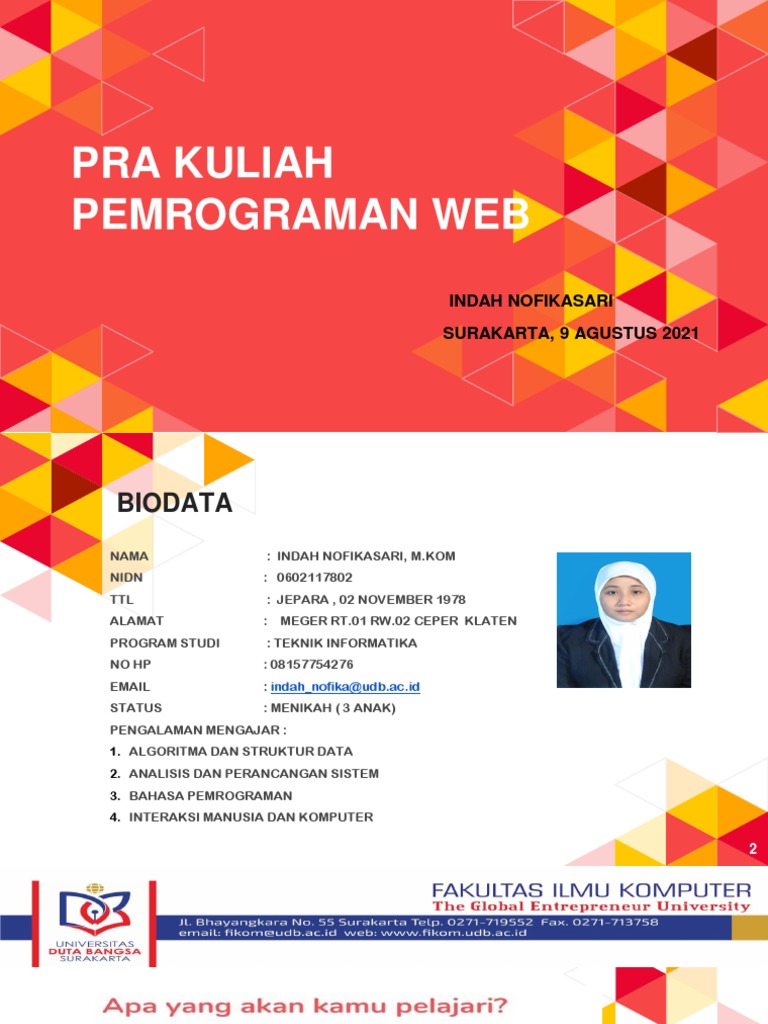 Panduan Pemrograman Web Dasar | PDF