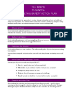 10 Steps To H&S Action Plan