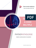 QCM Physiopathologie - UEI1 - 3eme Année Médecine(1)
