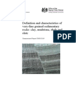 Definition and Characteristics of Very-Fine Grained Sedimentary Rocks: Clay, Mudstone, Shale and Slate