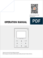 Operation Manual: Scan The QR Code To Install The Control APP