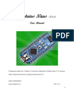 Arduino Nano User Manual