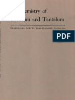 Geochemistry of Niobium and Tantalum: Geological Survey Professional Paper 612