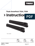 Thule SnowPack Instructions