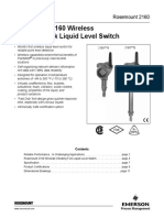 Rosemount 2160 Wireless Vibrating Fork Liquid Level Switch