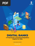 Digital Banks - A Proposal For Licensing and Regulatory Regime For India