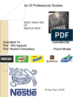 SWOT Analysis of Nestle India's Famous Brands and Business