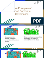 Core Principles of Good Corporate Governance
