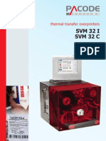 SVM 32 I SVM 32 C: Thermal Transfer Overprinters