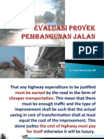 Evaluasi Proyek Pemb Jalan