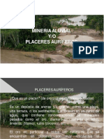 Mineria Aluvial Placeres Auriferos Caracteristicas PDF