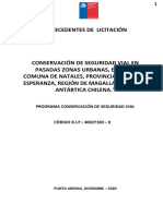 Antecedentes de Licitacion - Pasadas Urbanas - Natales (Parte I)