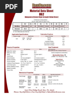 Material Data Sheet: Manganese Bronze (High Strength Yellow Brass)