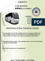 Bus Ticketing System: Group 1