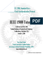 2006 Conference On IEEE 1588 - Tutorial
