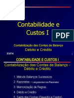 13- Contabilização - Débito e Crédito