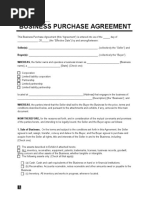 Business Purchase Agreement