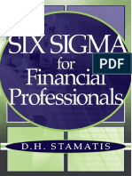 6 Sigma for financial Professional