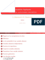 Variables aléatoires discrètes