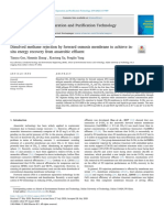 GAO - 2021 - Dissolved Methane Rejection by Forward Osmosis Membrane To Achieve Insitu Energy Recovery From Anaerobic Effluent