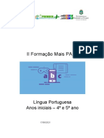 Formação de Língua Portuguesa para Anos Iniciais com foco em Metodologias Ativas