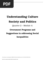 Understanding Culture Society and Politics