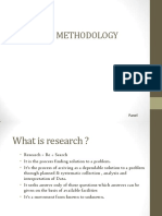 Research Methodology Panel