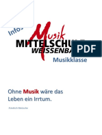 Elternabend Musikmittelschule 2021