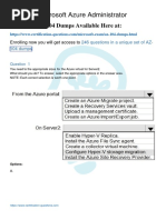 Microsoft Azure Administrator: Microsoft AZ-104 Dumps Available Here at