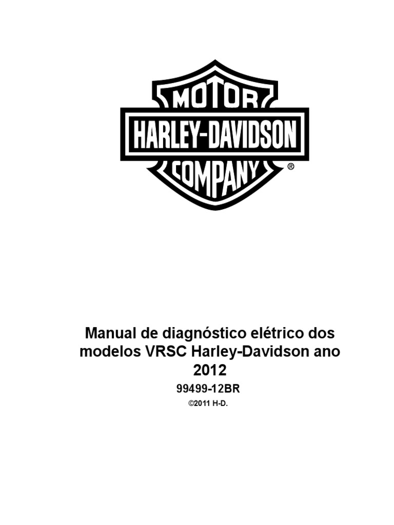 Manual - V-ROD - 2012 (99499-12BR) | PDF | Rede elétrica