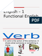 English - 1 Functional English