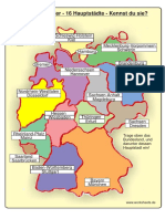 16 Bundesländer - 16 Hauptstädte - Kennst Du Sie?