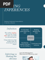 Week 07 - Making Inferences