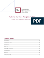 Customize Your Find-A-Photographer Listing: A Better Profile Means More Potential Clients!