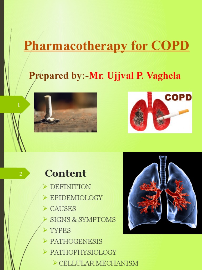 COPD Pharmacotherapy Overview | PDF | Chronic Obstructive Pulmonary ...