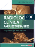 Radiología Clínica Para Estudiantes – de Gregorio Miguel Angel – 2014