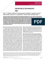 Ultrahigh Piezoelectricity in Ferroelectric Ceramics by Design