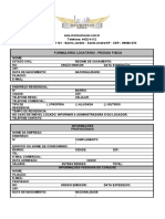 Formulário locatário pessoa física Invictus Imóveis