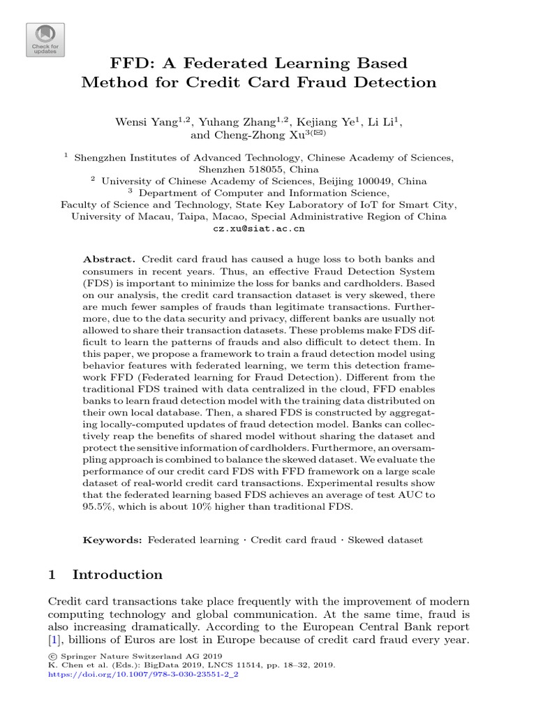 Credit Card Fraud Detection 1 | PDF | Computing | Machine Learning