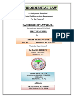 Environmental Law: Bachelor of Law (LL.B.)