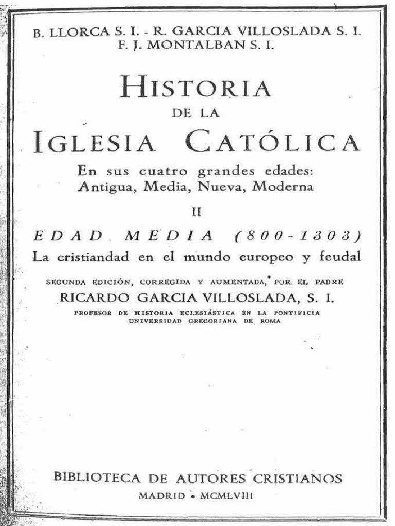 Historia de La Iglesia Catolica Parte II | PDF