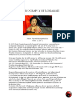 Short Biography of Megawati: Name: Joyce Nethanya Andias Class: X IPS 2