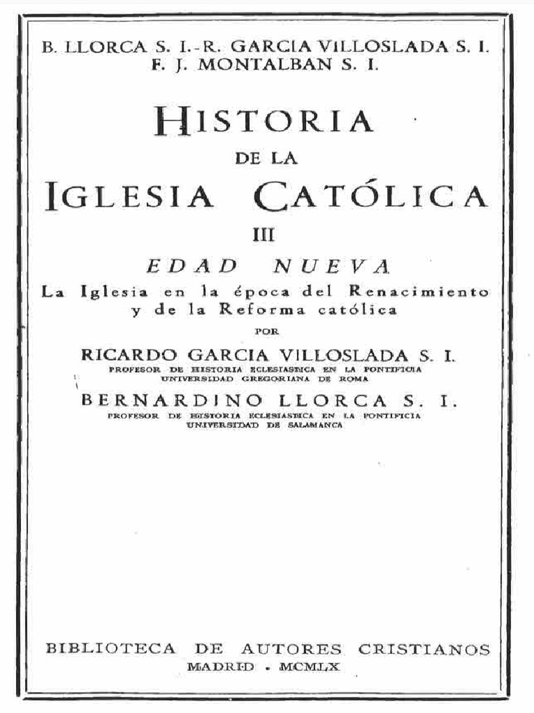 Historia de La Iglesia Catolica Parte III | PDF
