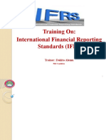Training On: International Financial Reporting Standards (IFRS)