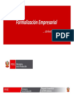 Formalización Empresarial