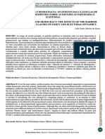 Efeitos das cláusulas de barreira e desempenho no Brasil