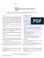 Estimating The Permanganate Natural Oxidant Demand of Soil and Aquifer Solids